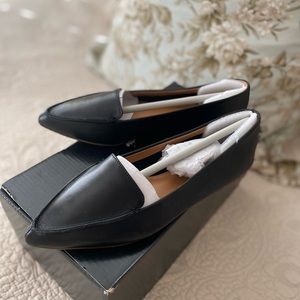 JCREW Edie leather loafer black size 5